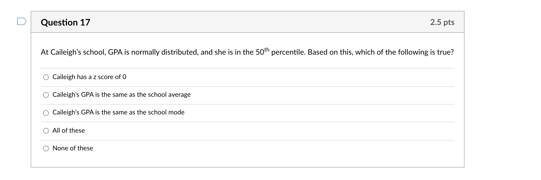 solved-question-15-2-5-pts-jane-scored-a-26-on-her-act-chegg
