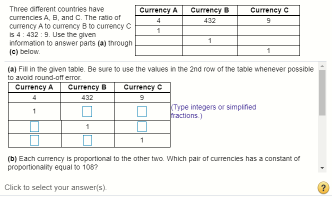 Solved Three Different Countries Have Currencies A, B, And | Chegg.com