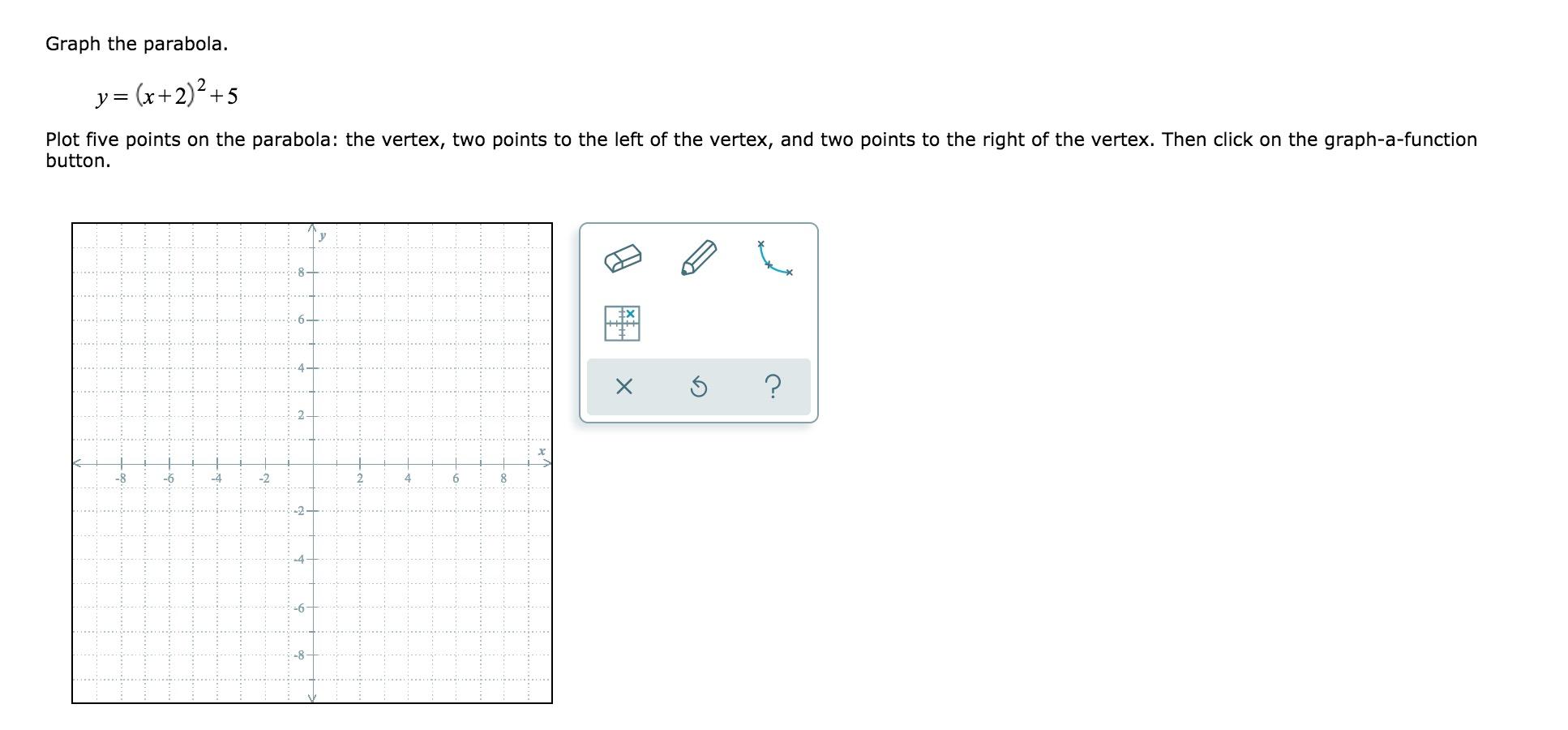 Graph The Parabola Y X 2 2 5 Plot Five Points On Chegg Com