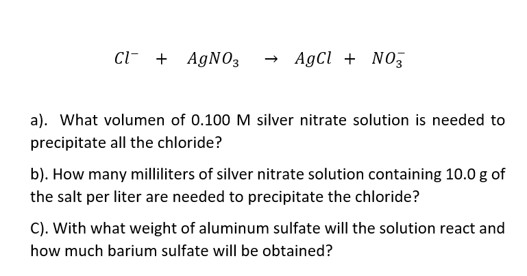 Cl + AgNO3: Phản Ứng Kết Tủa Bạc Chloride Đáng Chú Ý