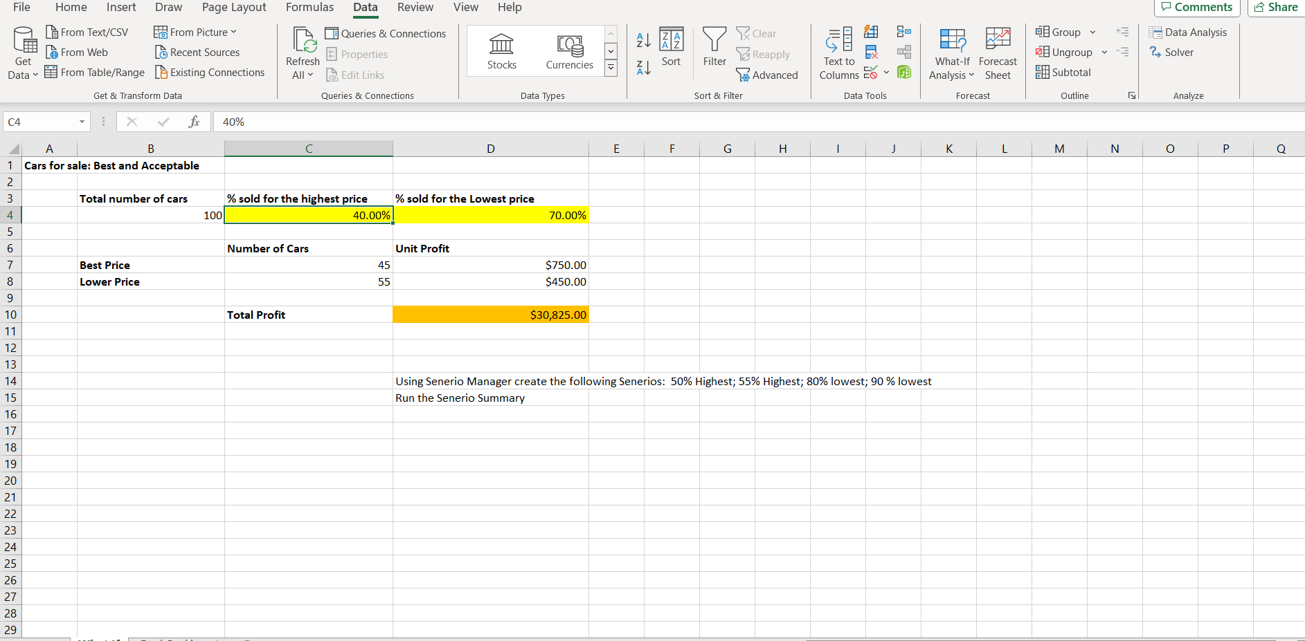 Solved Solve the following Excel problems, show | Chegg.com