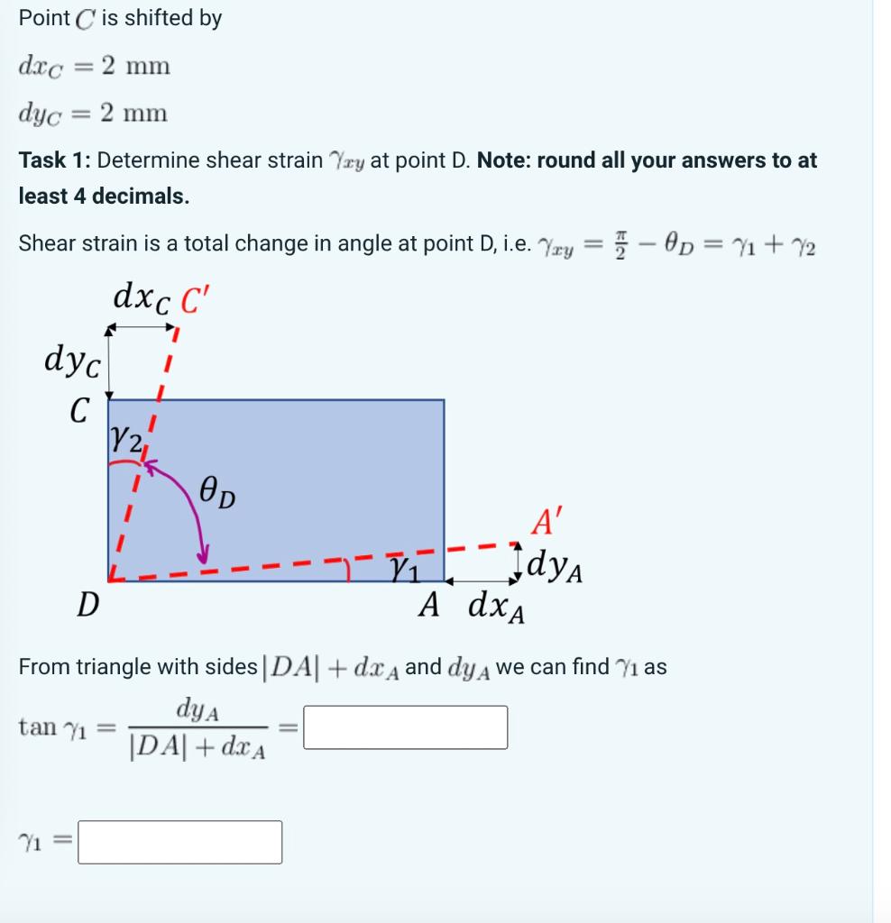 Solved Strair In order to describe the deformation of a body | Chegg.com