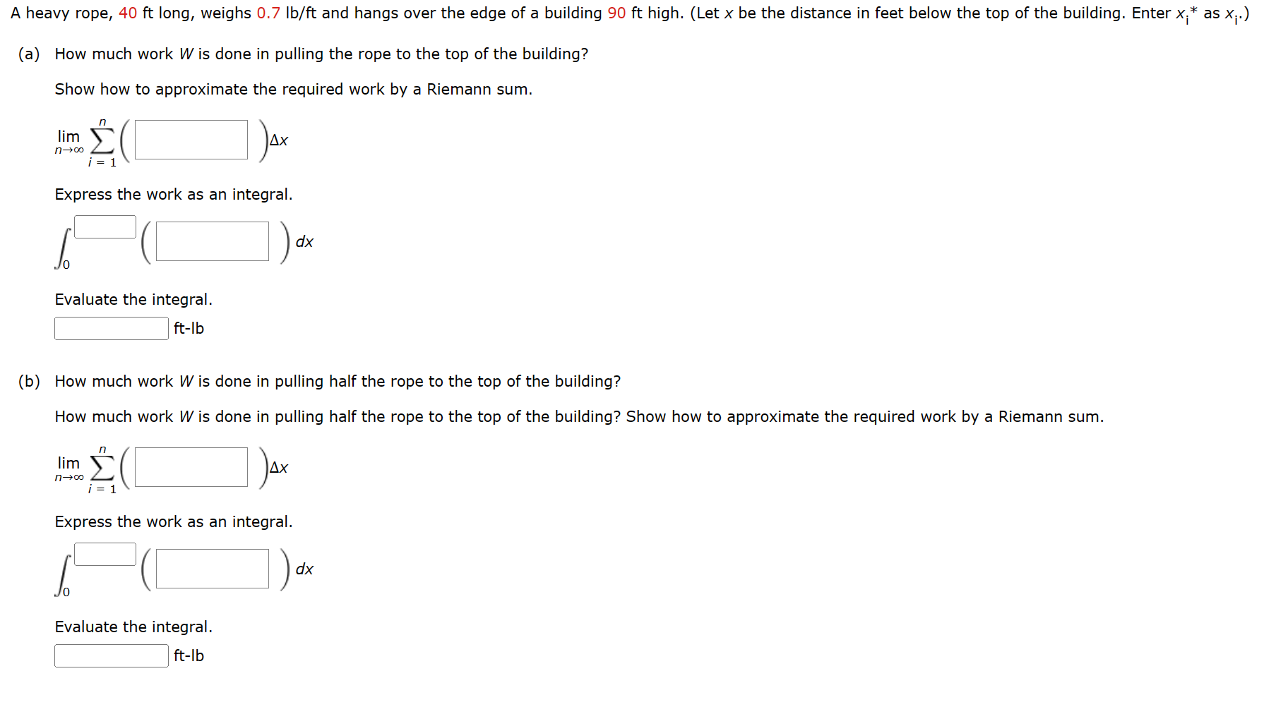 Solved (b) ﻿How much work W ﻿is done in pulling half the | Chegg.com