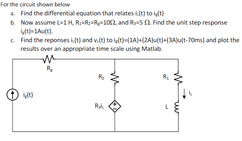 Solved For The Circuit Shown Below A. Find The Differential 