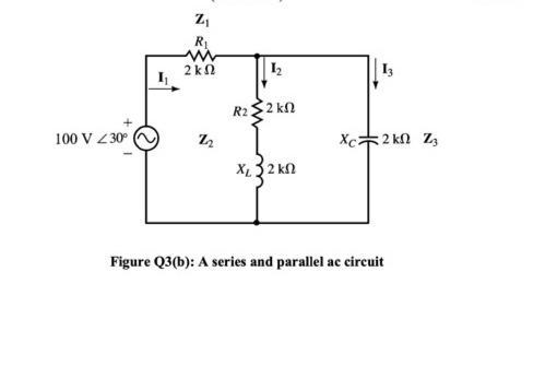 Solved (b) Consider A Series-parallel Electrical Circuit, As | Chegg.com