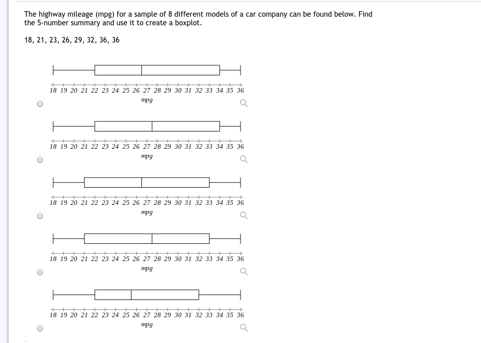 solved-the-highway-mileage-mpg-for-a-sample-of-8-different-chegg