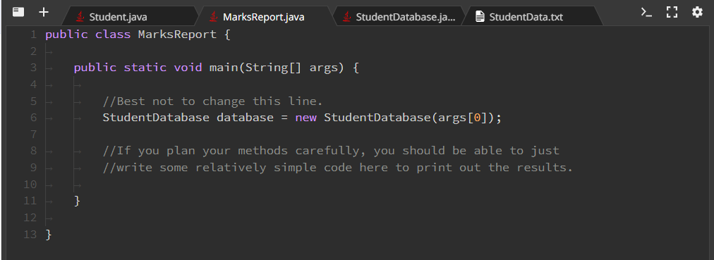 Solved For this task, we're going to fill out a simple | Chegg.com