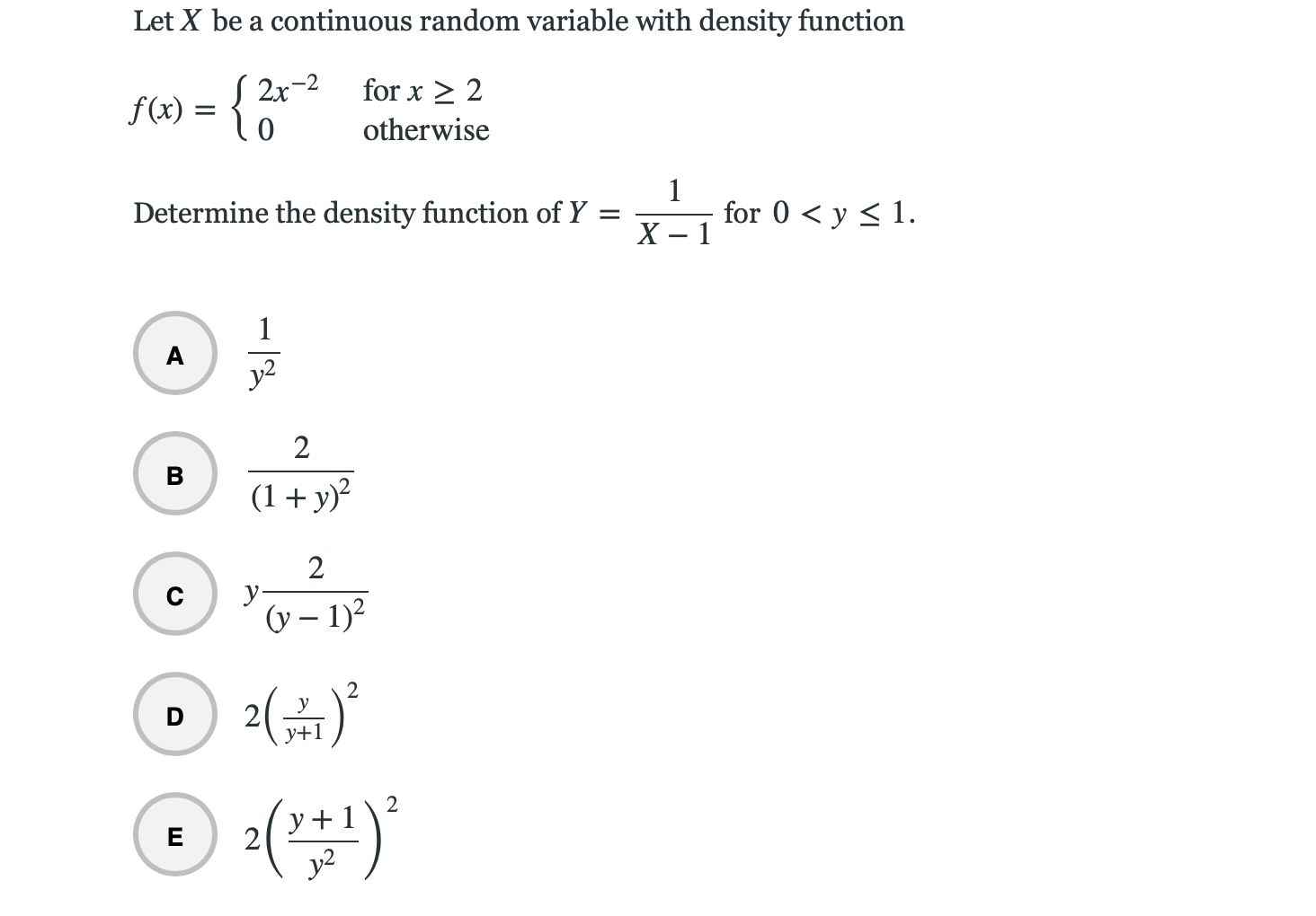 Solved Let X be a continuous random variable with density | Chegg.com