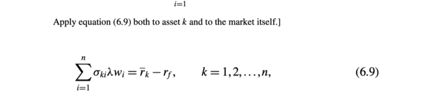 Solved 4. (Quick CAPM derivation) Derive the CAPM formula | Chegg.com