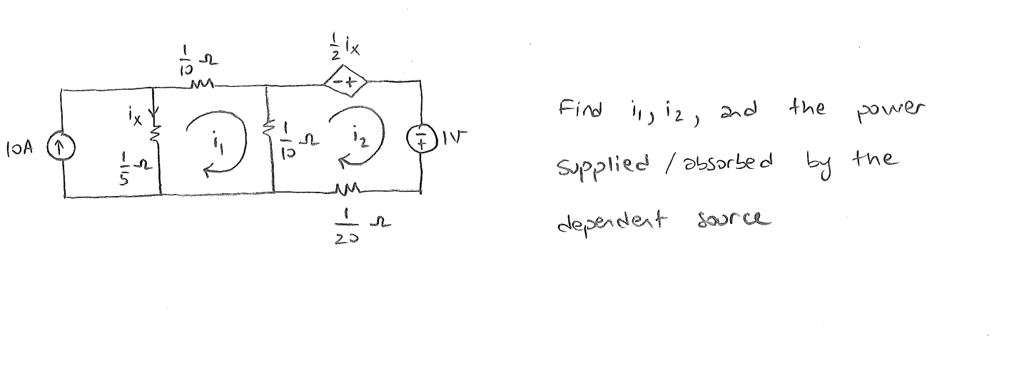 Solved Solving by mesh current analysis | Chegg.com