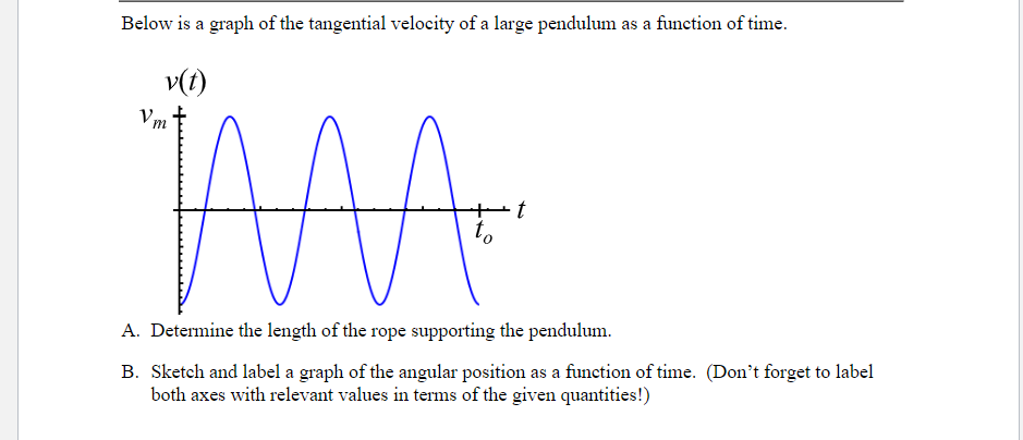 Solved Below is a graph of the tangential velocity of a | Chegg.com