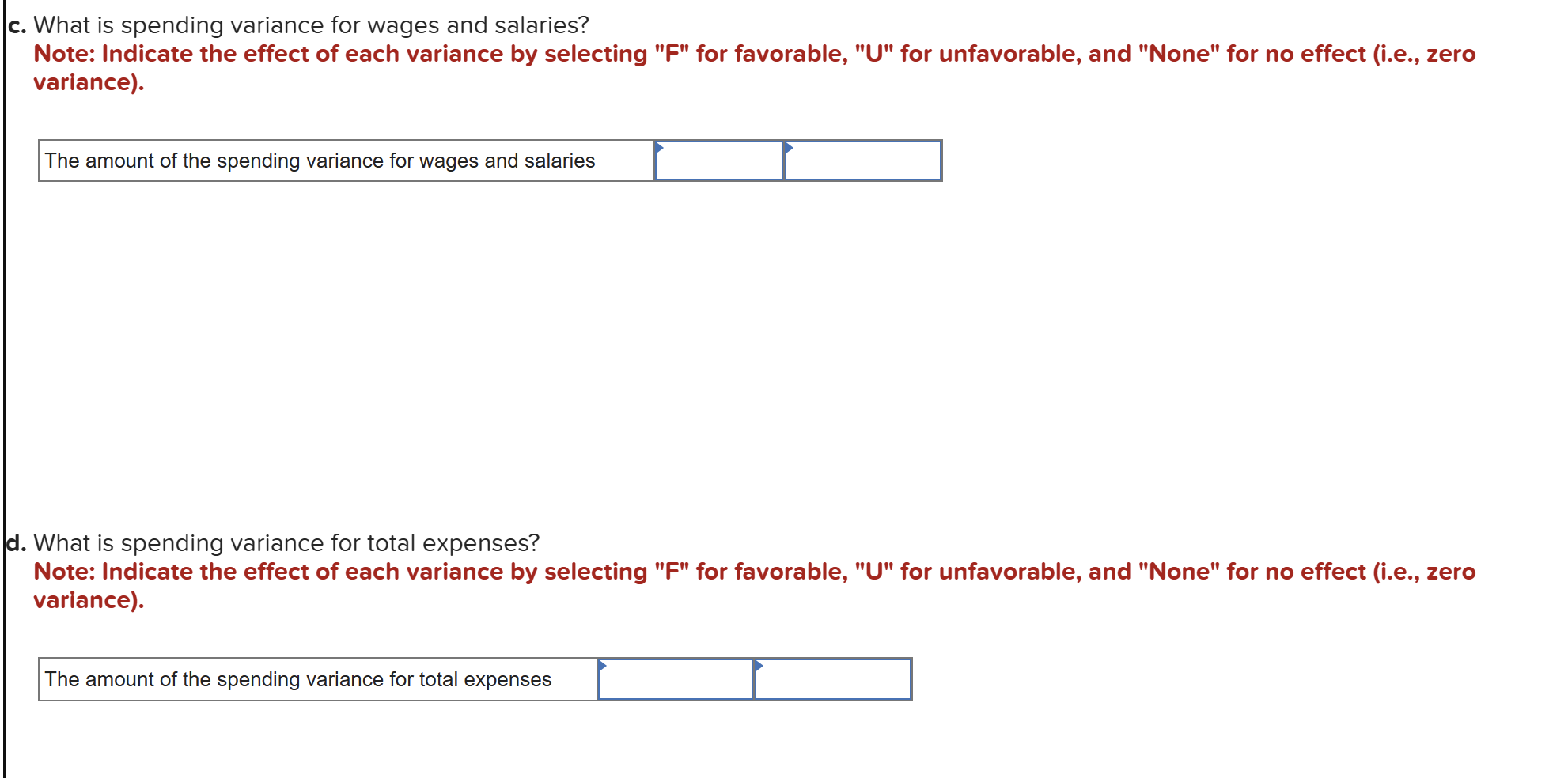 Solved What is the activity variance for revenue? Note: | Chegg.com
