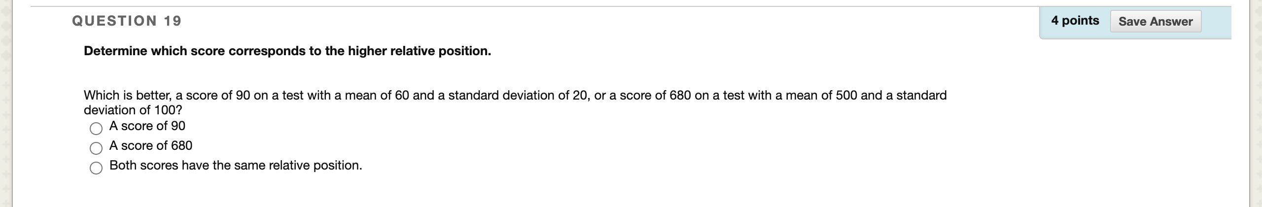 Solved QUESTION 19 4 points Save Answer Determine which | Chegg.com