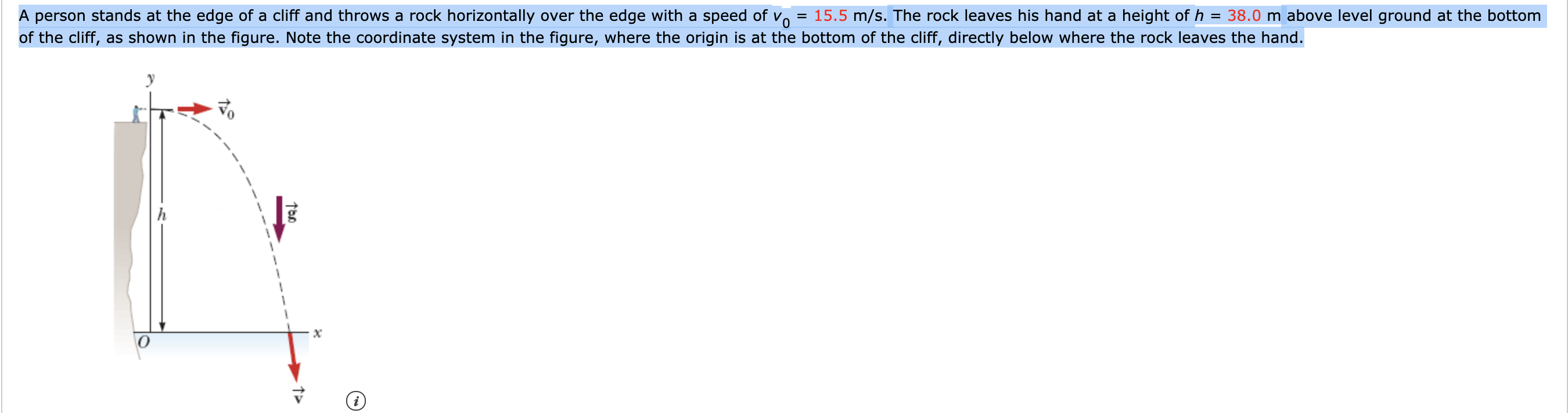 Solved A Girl Throws A Rock Horizontally With A Veloc vrogue.co