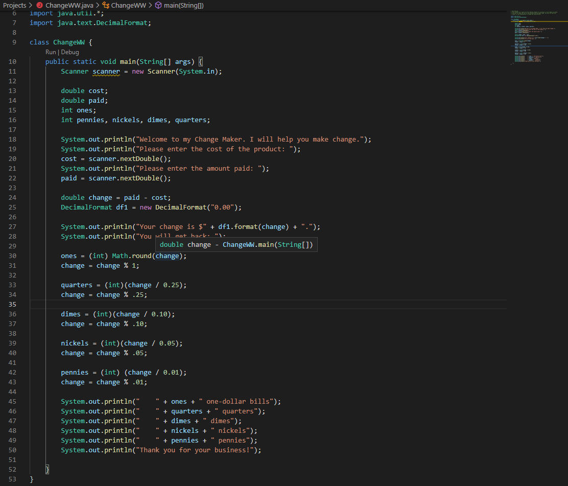 Solved Write a program in Java that will figure out | Chegg.com