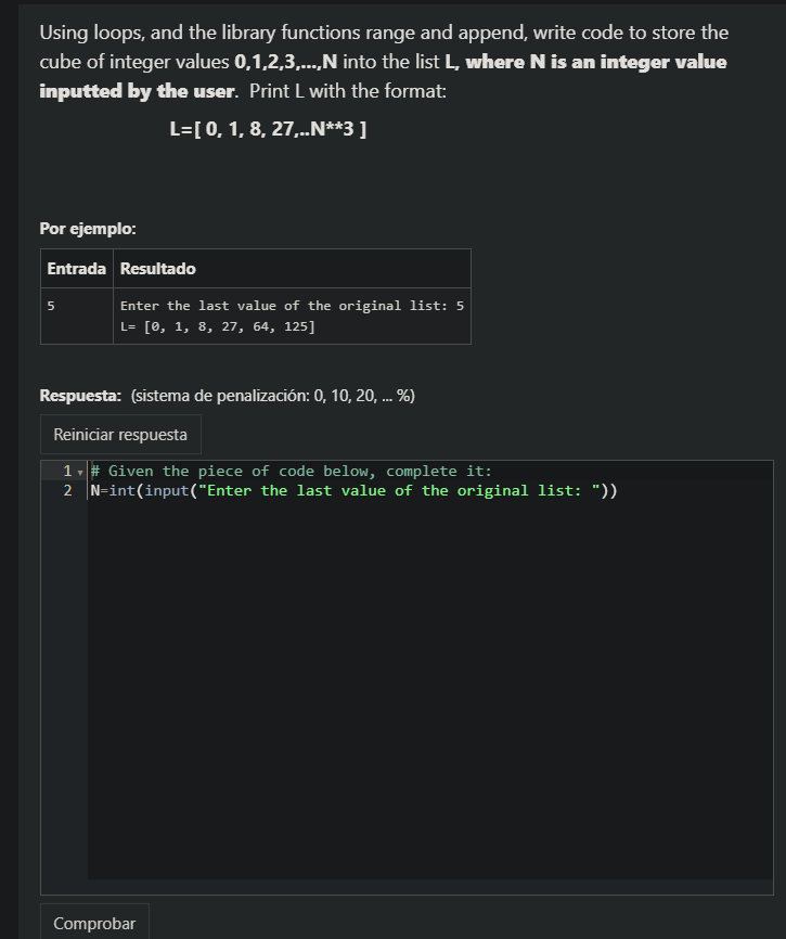 Solved Using loops, and the library functions range and | Chegg.com