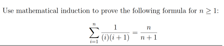 Solved Use mathematical induction to prove the following | Chegg.com