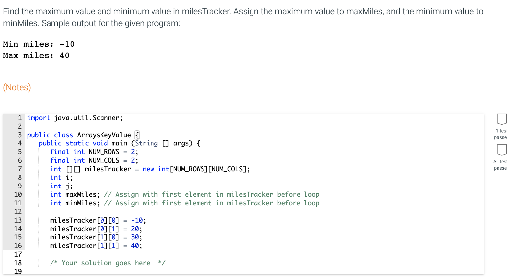 Solved Find the maximum value and minimum value in | Chegg.com