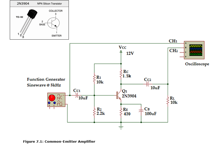 Common Emitter Bjt Amplifier In Proteus The Engineeri vrogue.co