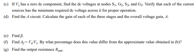 Solved *11.39 Figure P11.39 shows a series-shunt amplifier | Chegg.com