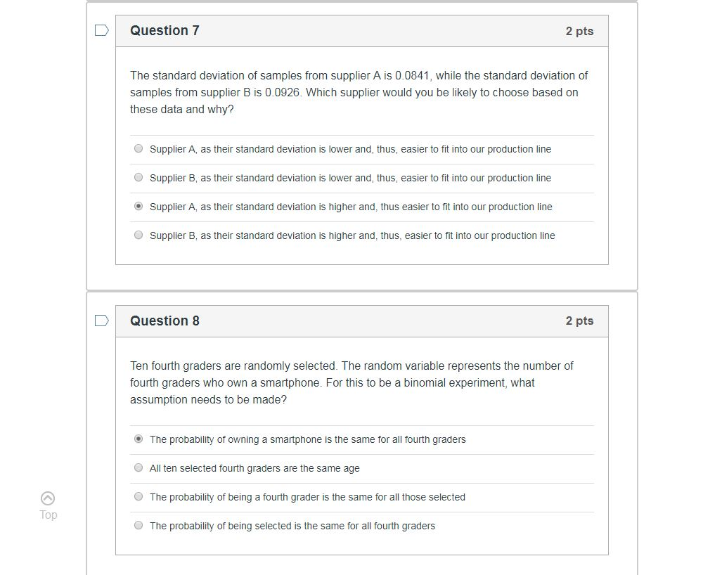Solved Please select the correct option for the questions | Chegg.com