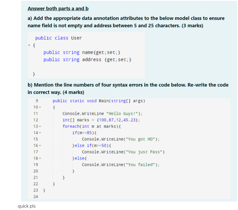 Solved Answer both parts a and b a) Add the appropriate data | Chegg.com