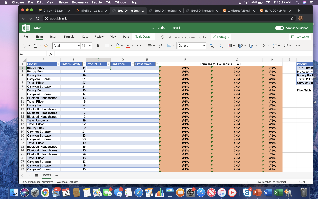 The VLOOKUP Function In Excel Is A Powerful Tool That | Chegg.com