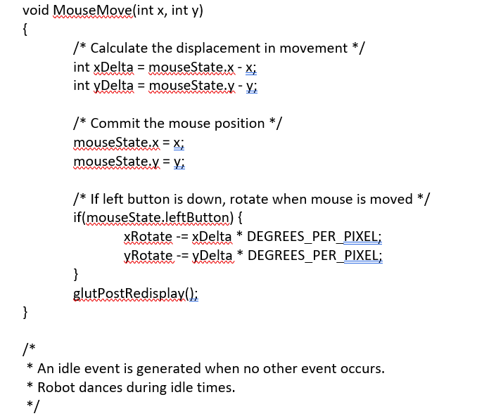Solved • Download robotSkeleton.cpp. • Complete Steps 1, 2, | Chegg.com