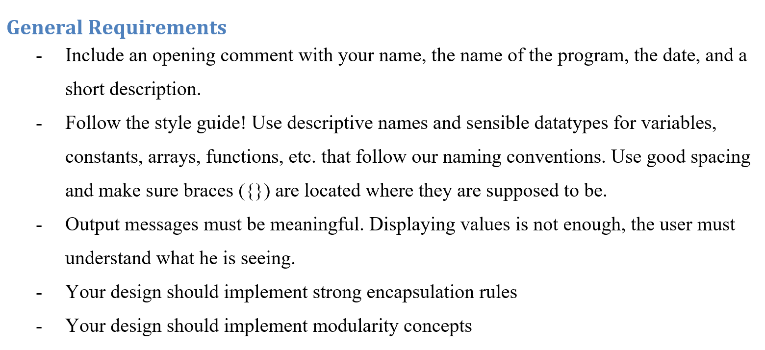 java assignment 3