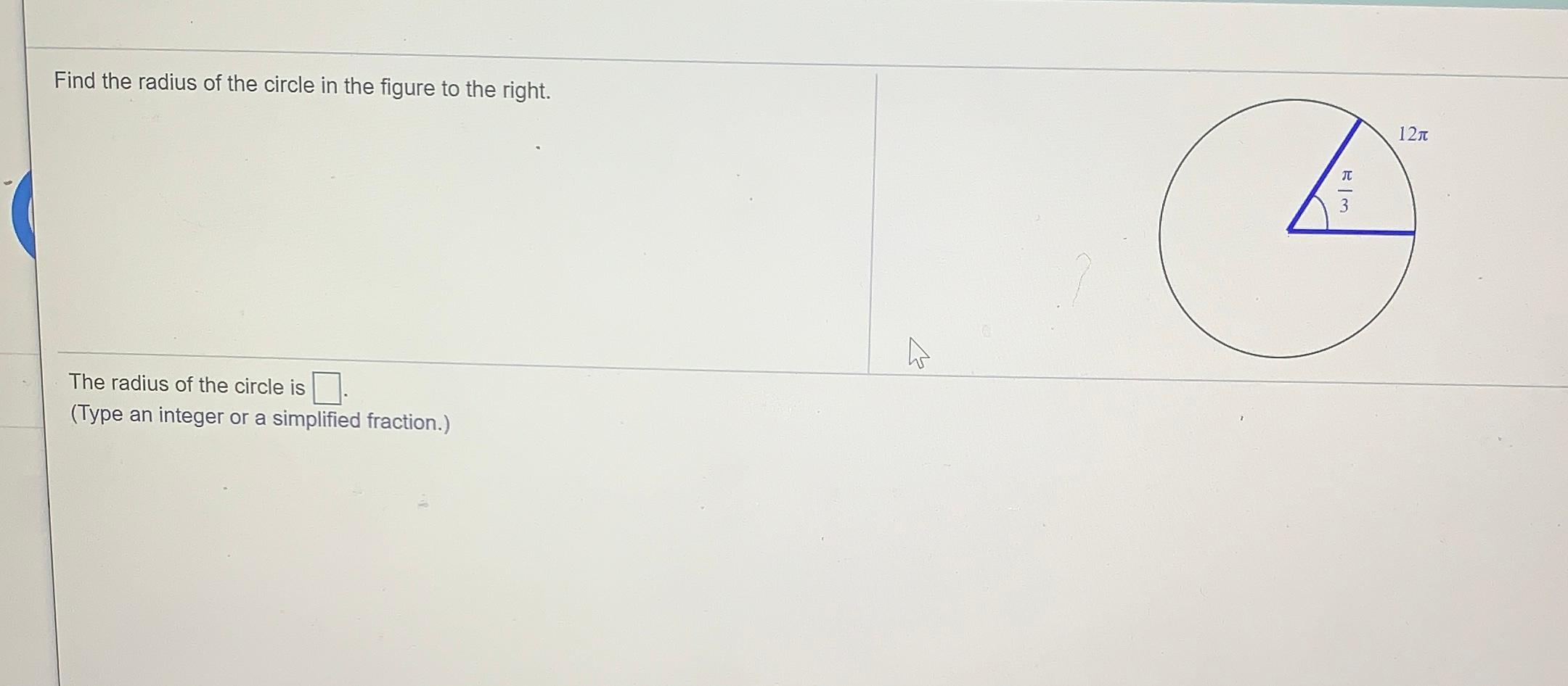 if the area of a circle is 121 find the radius