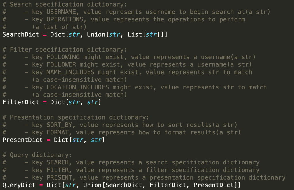 Solved The function should return a dictionary according to | Chegg.com