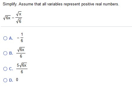 Solved Simplify. Assume that all variables represent | Chegg.com