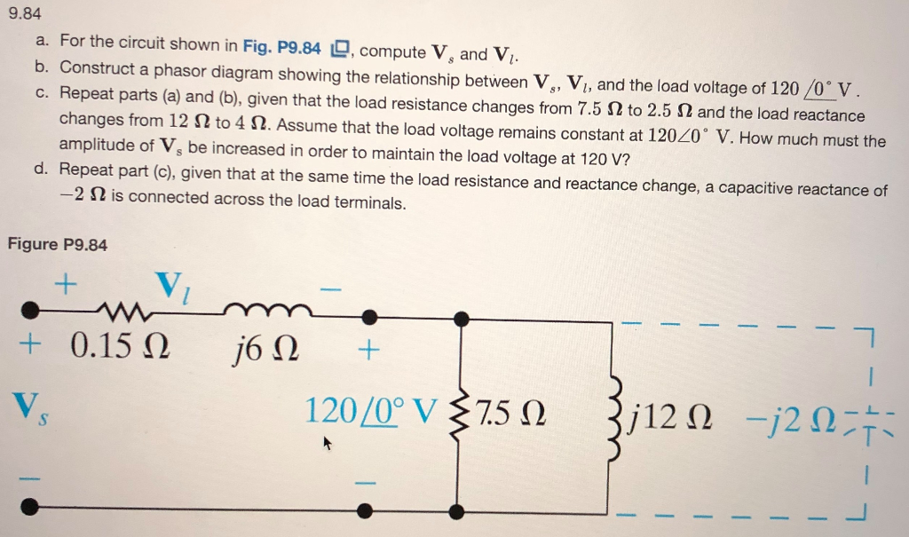 Solved 9.84 a. For the circuit shown in Fig. P9.84 , compute | Chegg.com