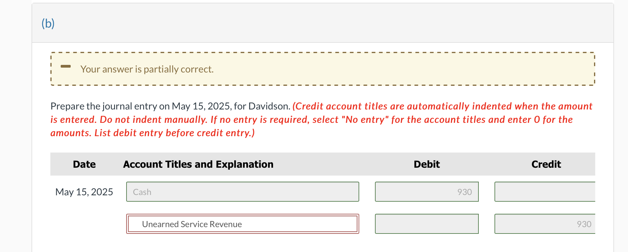 Solved On May 1, 2025, Davidson Inc. entered into a contract