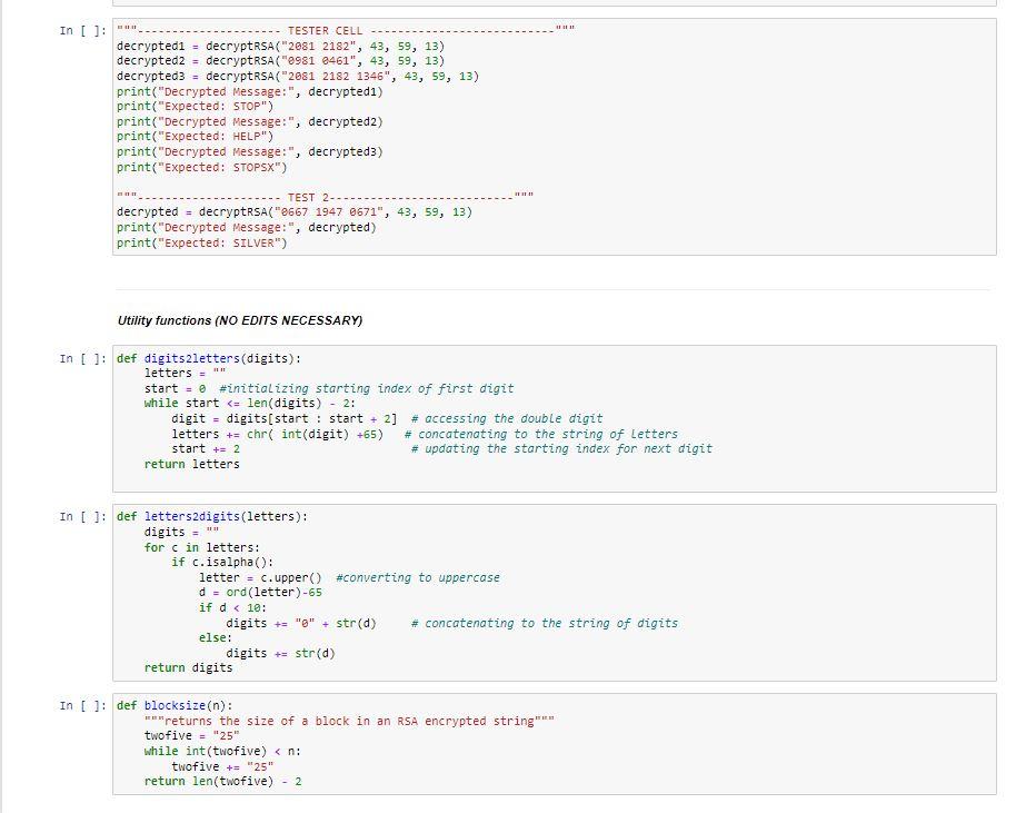 Solved Problem 2: Create a function affine Encrypt(text, | Chegg.com