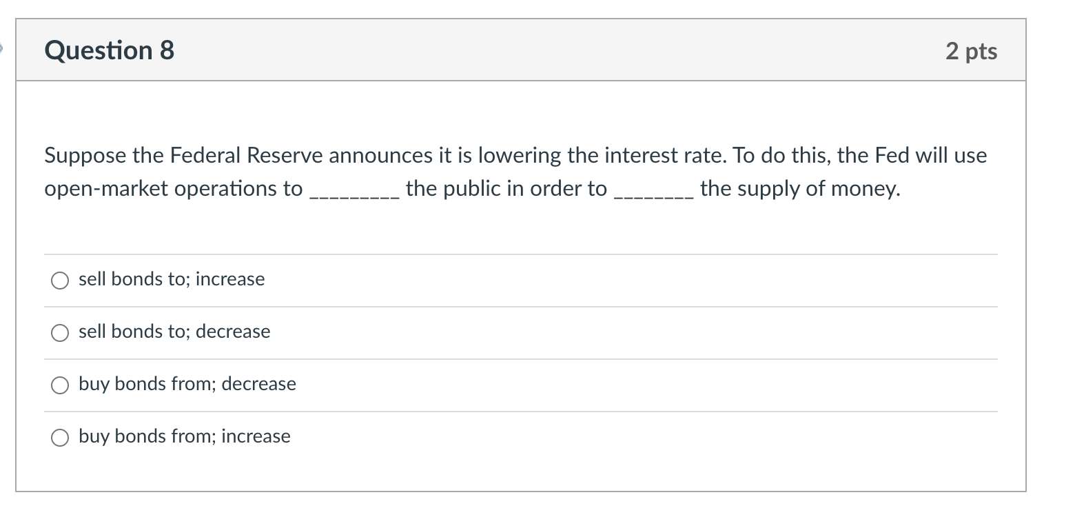 Solved Question 5 2 pts Which of the following statements is | Chegg.com