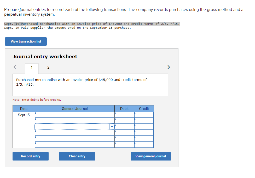 Solved Prepare journal entries to record each of the | Chegg.com