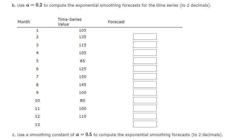 Solved Ch. 8 Excel Activity 1 - Plot Time Series and Use | Chegg.com
