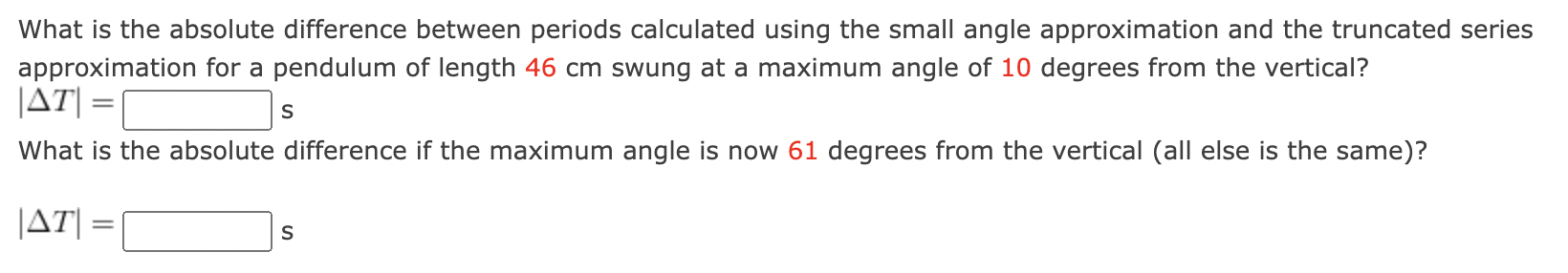 Solved What is the absolute difference between periods | Chegg.com