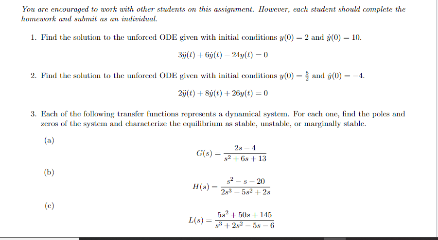 Solved You are encouraged to work with other students on | Chegg.com