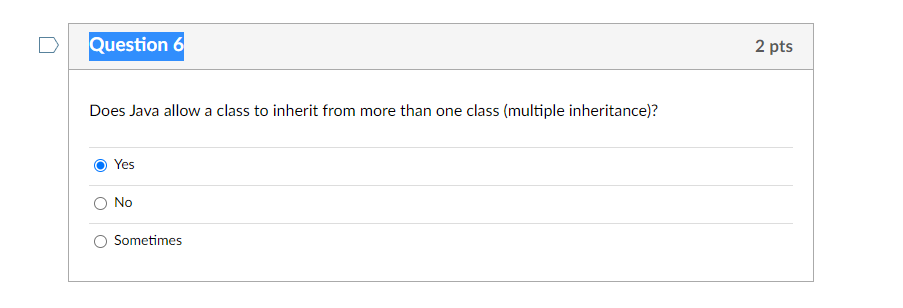 Solved Question 1 4 pts What is the significance of Java #39 s Chegg com
