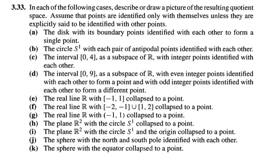 Solved 3.33. In each of the following cases, describe or | Chegg.com