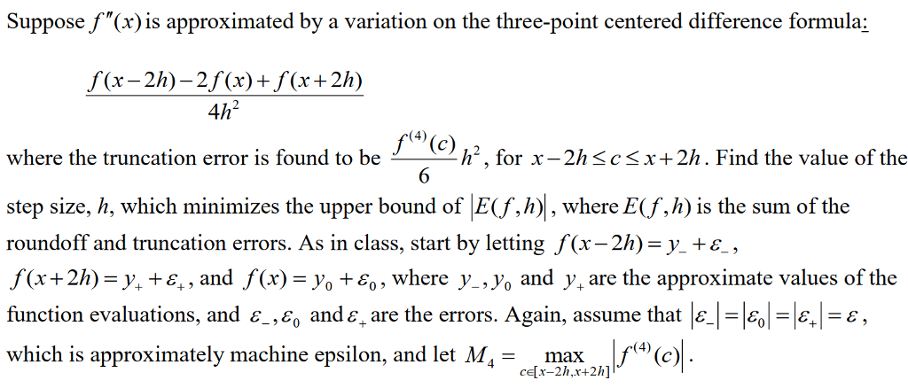 Solved 3) Apply Richardson's Extrapolation once, starting | Chegg.com ...