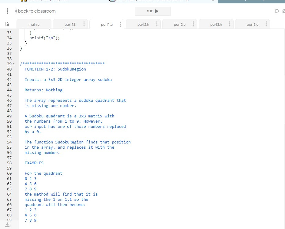For Part 1, here are the tests made to the functions | Chegg.com