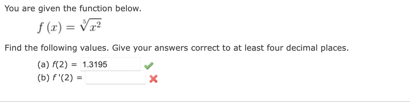 Solved You are given the function below. f(x)=5x2 Find the | Chegg.com