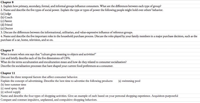 Solved Chapter 8 1. Explain how primary, secondary, formal, | Chegg.com