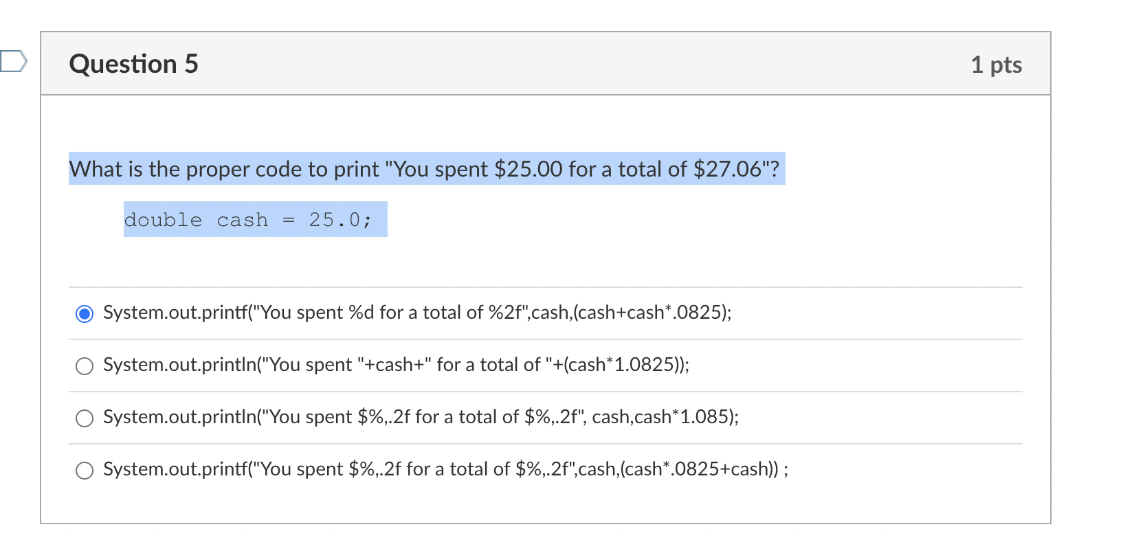 Solved What is the proper code to print 