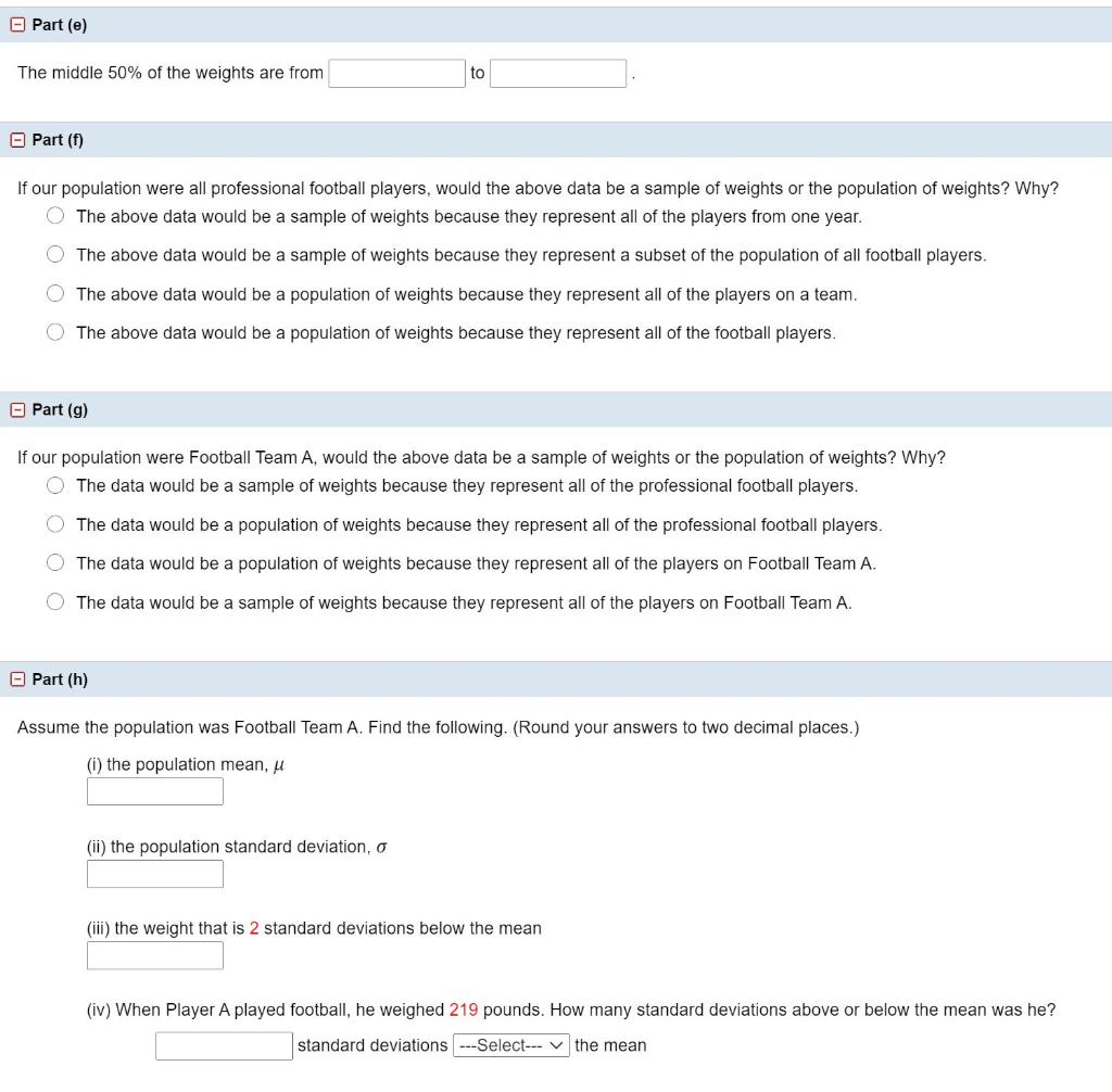 Solved (the drop down box in the last part options | Chegg.com
