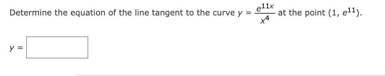 Solved Determine the equation of the line tangent to the | Chegg.com