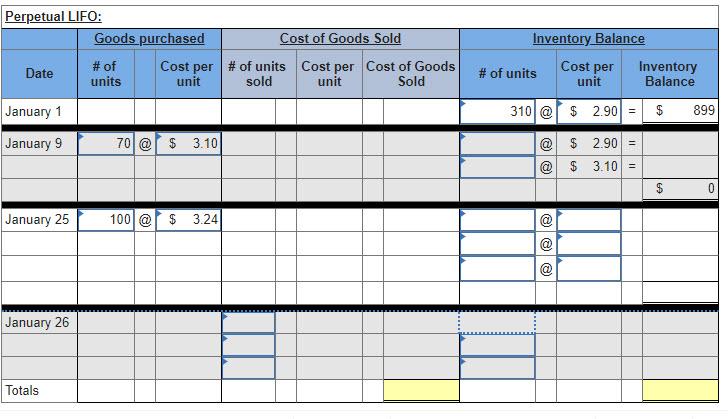 Solved A company reports the following beginning inventory | Chegg.com